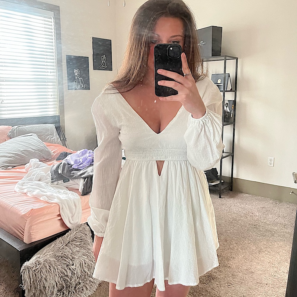 White summer dress